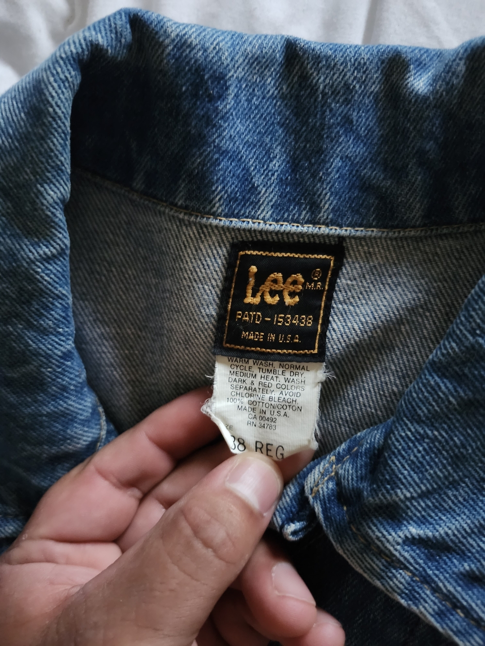 Lee Rider Jacket Made In USA Size 38 - Picture 3 of 6